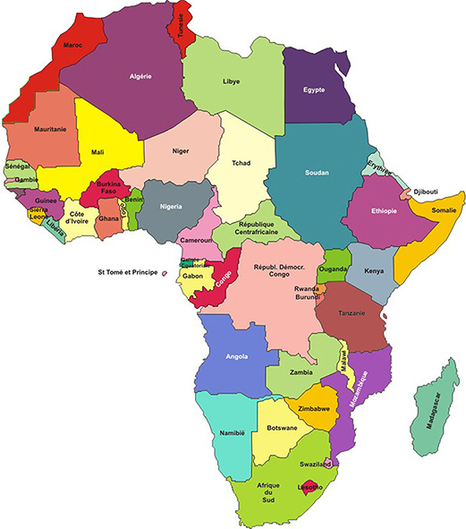 africa map