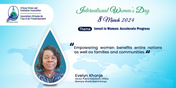 AfWASA is celebrating women in the water and sanitation sector