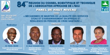 84è Session du Conseil Scientifique et Technique : les experts du secteur WASH se penchent sur la qualité des services d’eau et d’assainissement en période de crise sanitaire