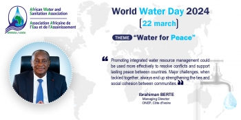 WWD 2024: Message from the Managing Director of Office National de l&#039;Eau Potable, Côte d&#039;Ivoire