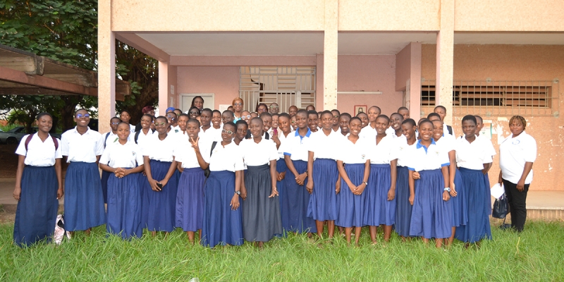 RIFPEA raises awareness on careers in the water and sanitation sector in Yamoussoukro High Schools