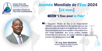 JME 2024 : Message du Président de l&#039;AAEA, Directeur Général de National Water and Sewerage Corporation, Ouganda