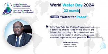 WWD 2024: Message from the Managing Director of Office National de l&#039;Assainissement et du Drainage, Côte d&#039;Ivoire